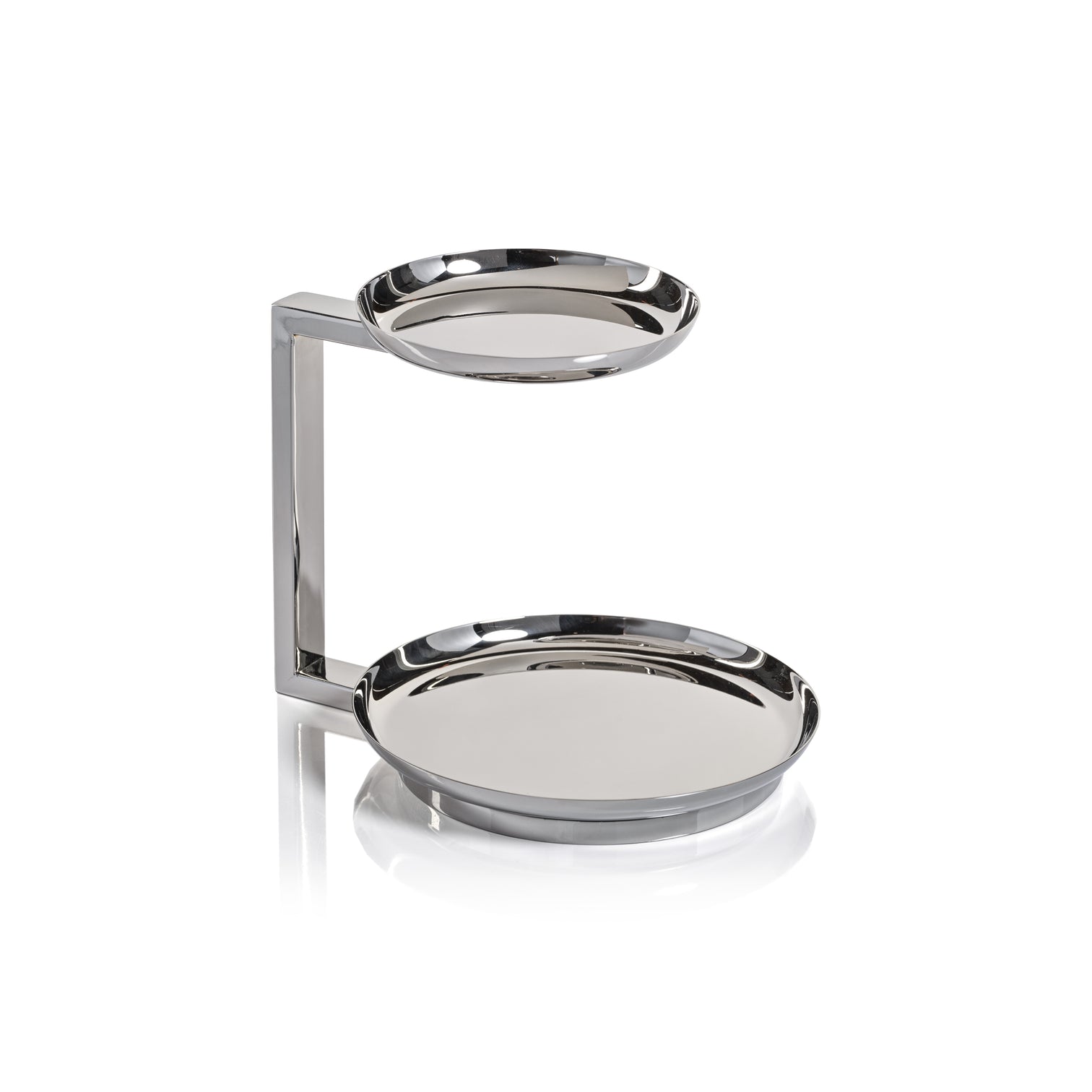 Epicurean 2-Tier Stand Polished Nickel