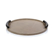 Bellecote Mink Leather Tray Round