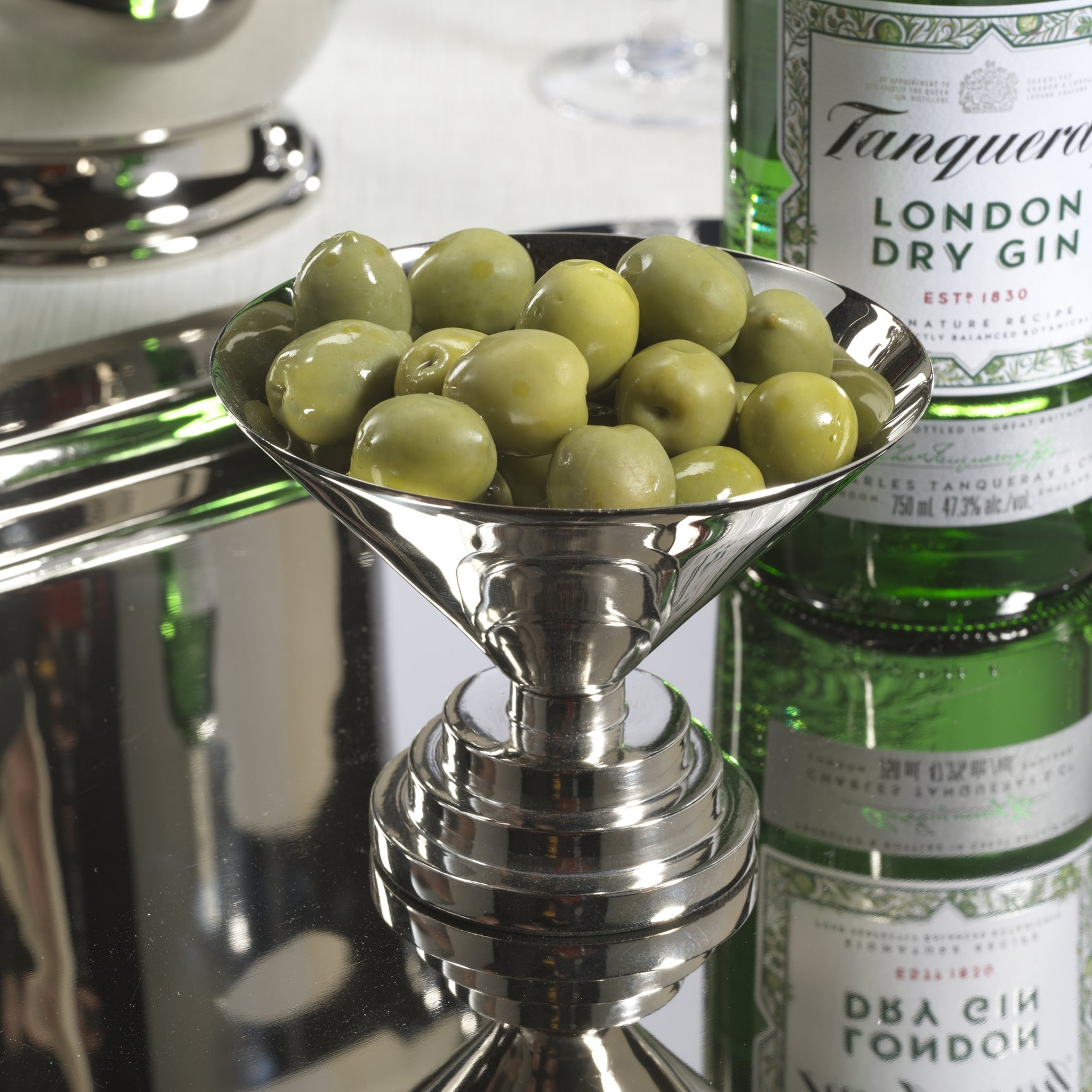 Mayan Condiment Bowl Polished Nickel