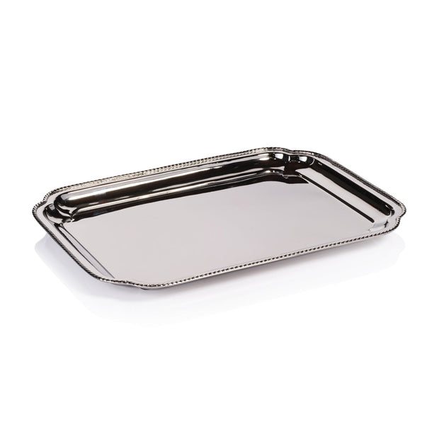 Andrea Polished Nickel Tray Large
