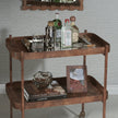 Beneteau Bar Cart Burl Veneer - Maaribu