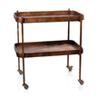 Beneteau Bar Cart Burl Veneer - Maaribu