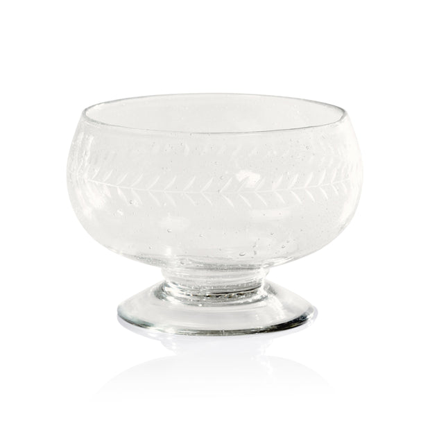 Handblown Etched Condiment Bowl Large - Maaribu