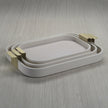 Cordoba leather tray alternate view