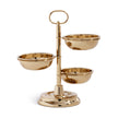 3-Tier Condiment Set Polished Gold - Maaribu