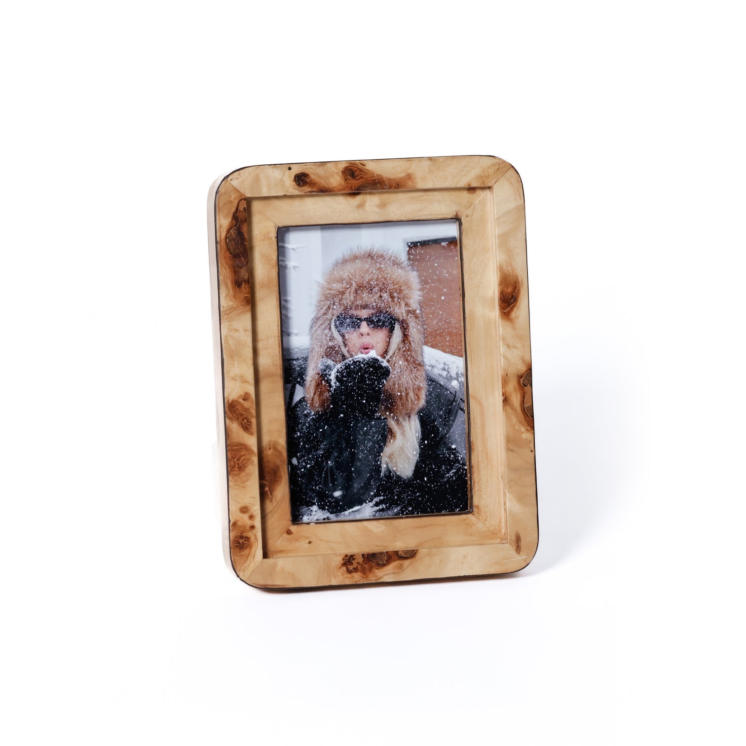 Valberg Burl Veneer Photo Frame 4x6