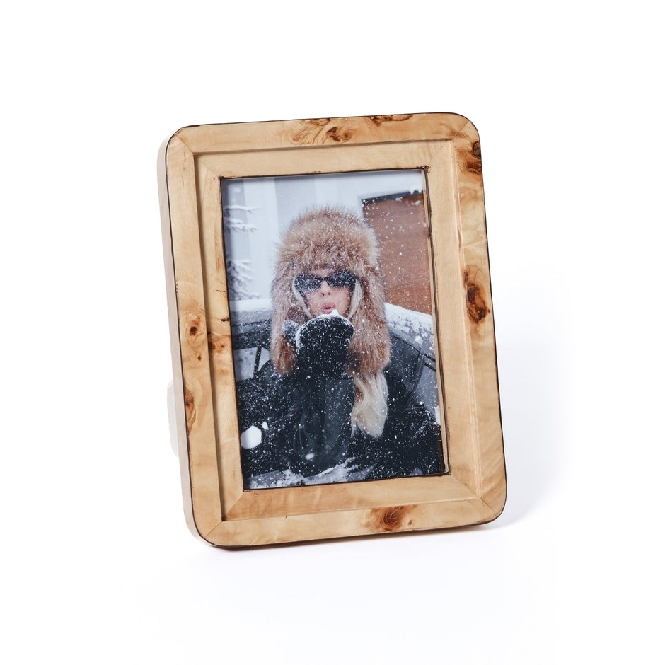 Valberg Burl Veneer Photo Frame 5x7