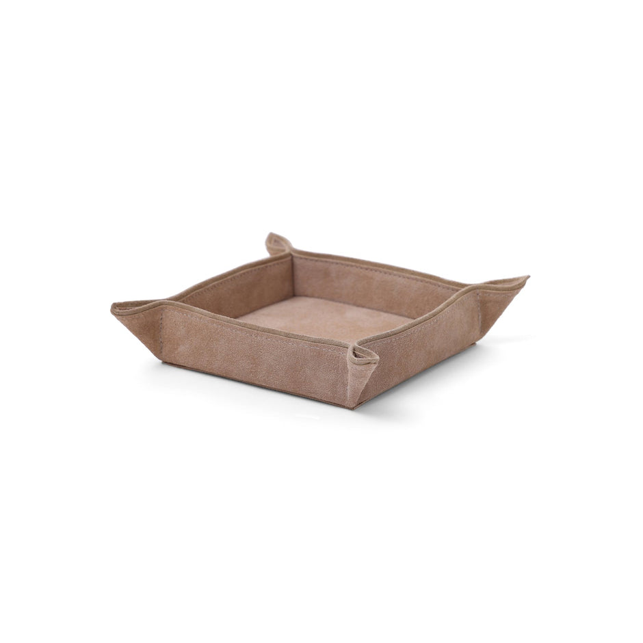 Saint-Gervais Suede Leather Catchall Camel