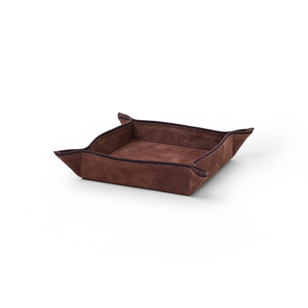 Saint-Gervais Suede Leather Catchall Brown