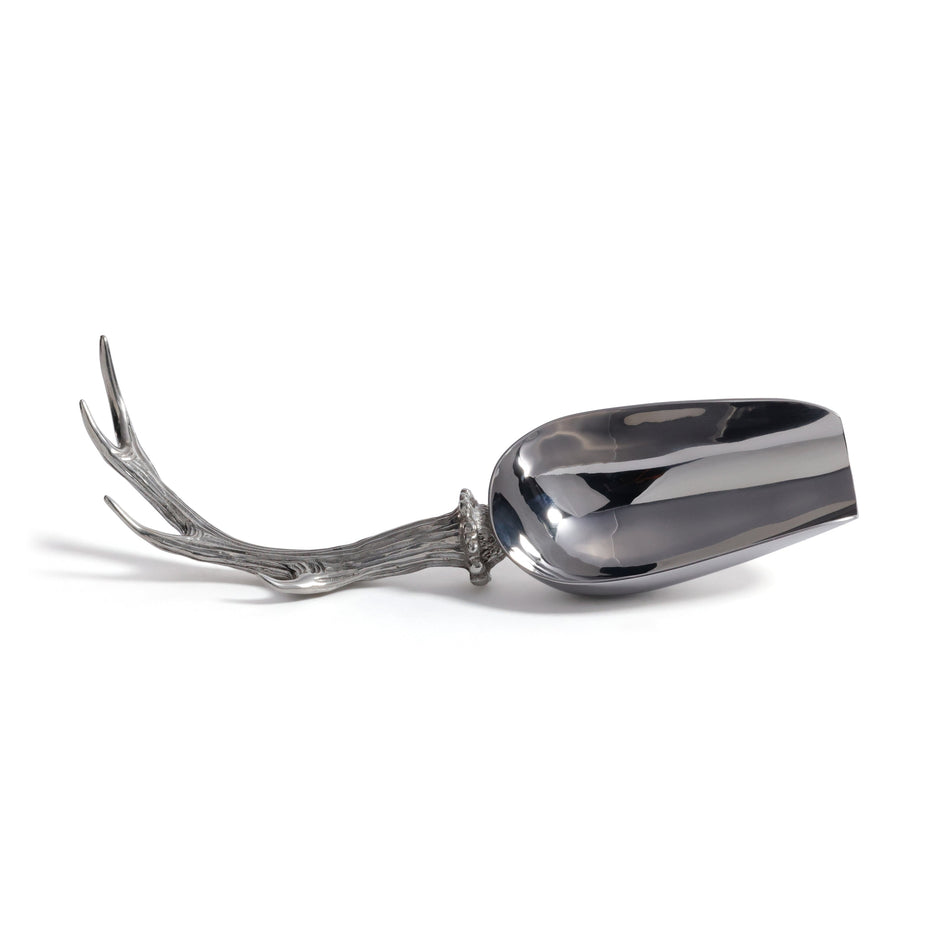 St. Anton pewter ice scoop detail