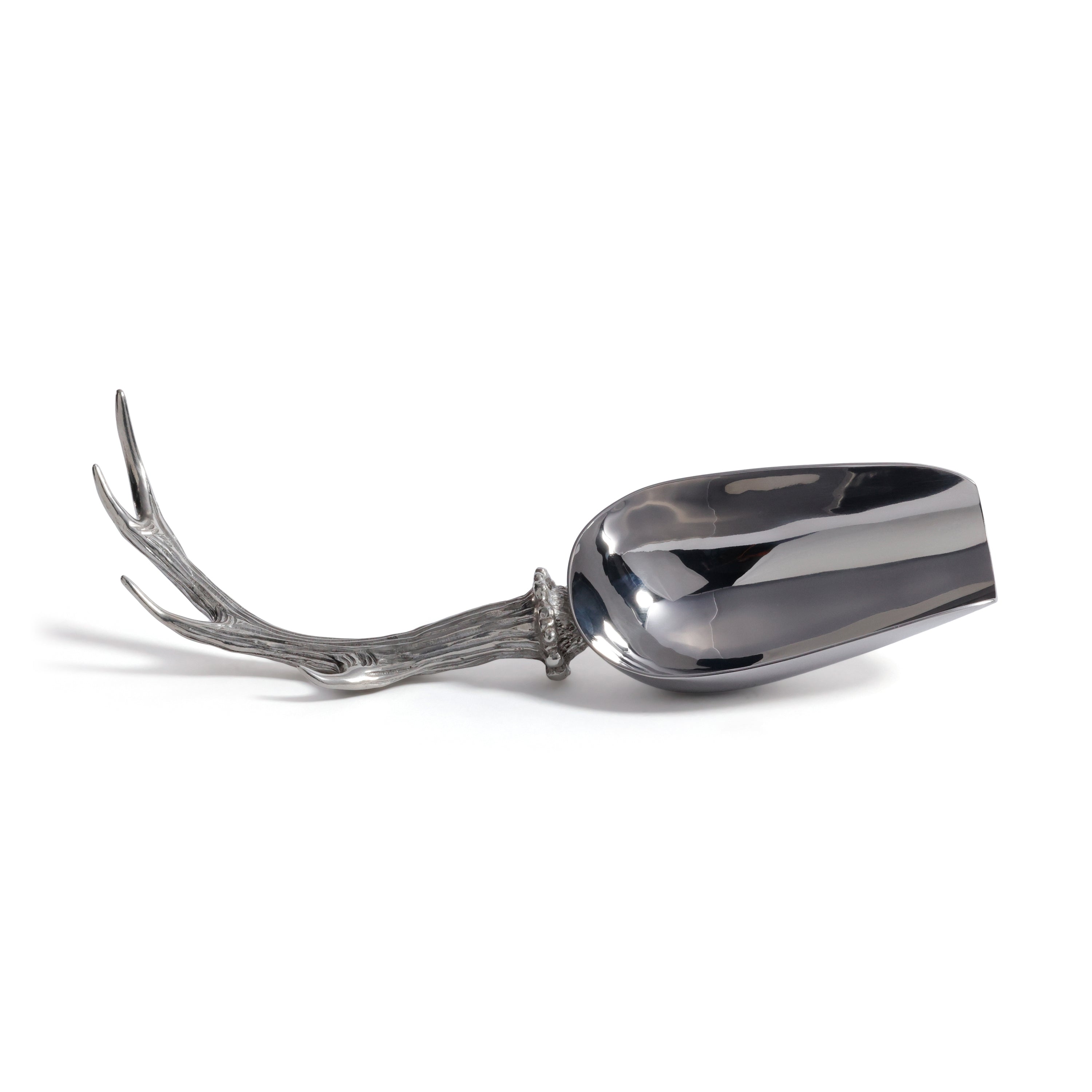 St. Anton pewter ice scoop detail