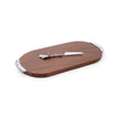 St. Anton Wood Cheese and Charcuterie Board w/ Pewter Cheese Knife