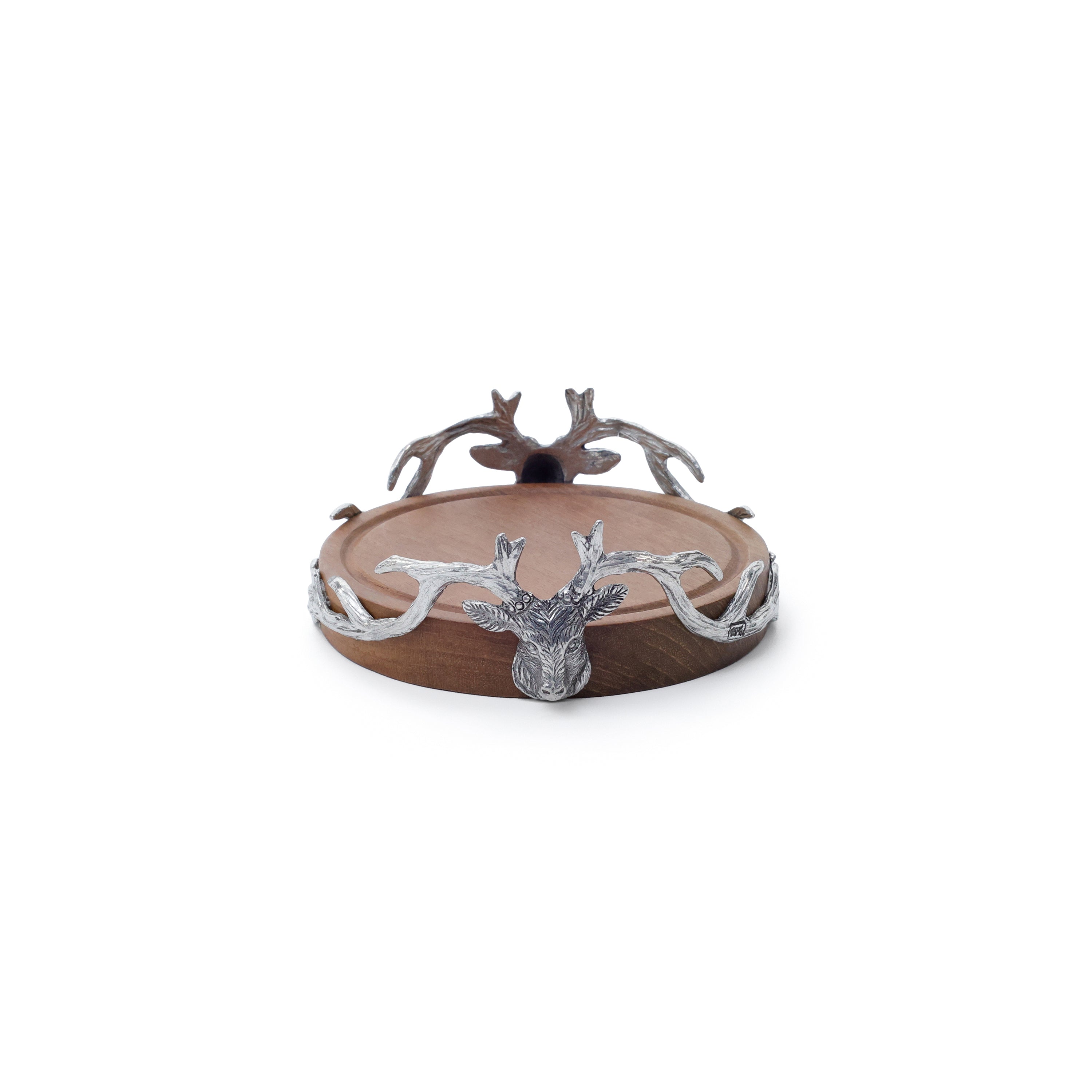St. Anton wine coaster styled with bottle