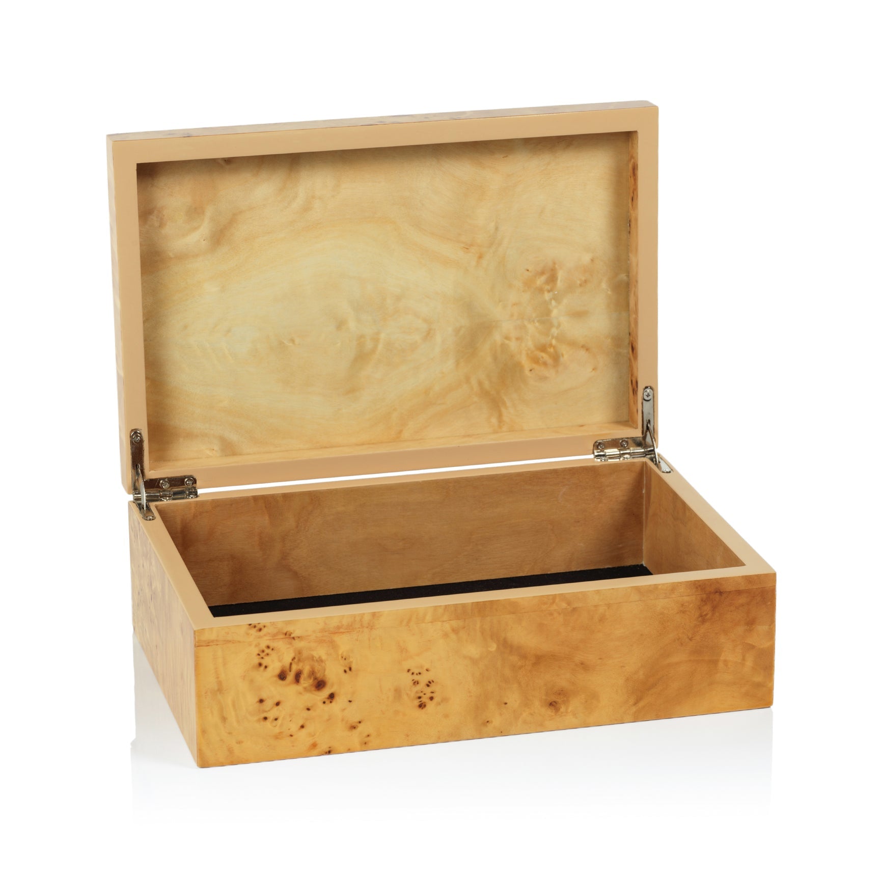 Leiden Burl Wood Box Small - Maaribu