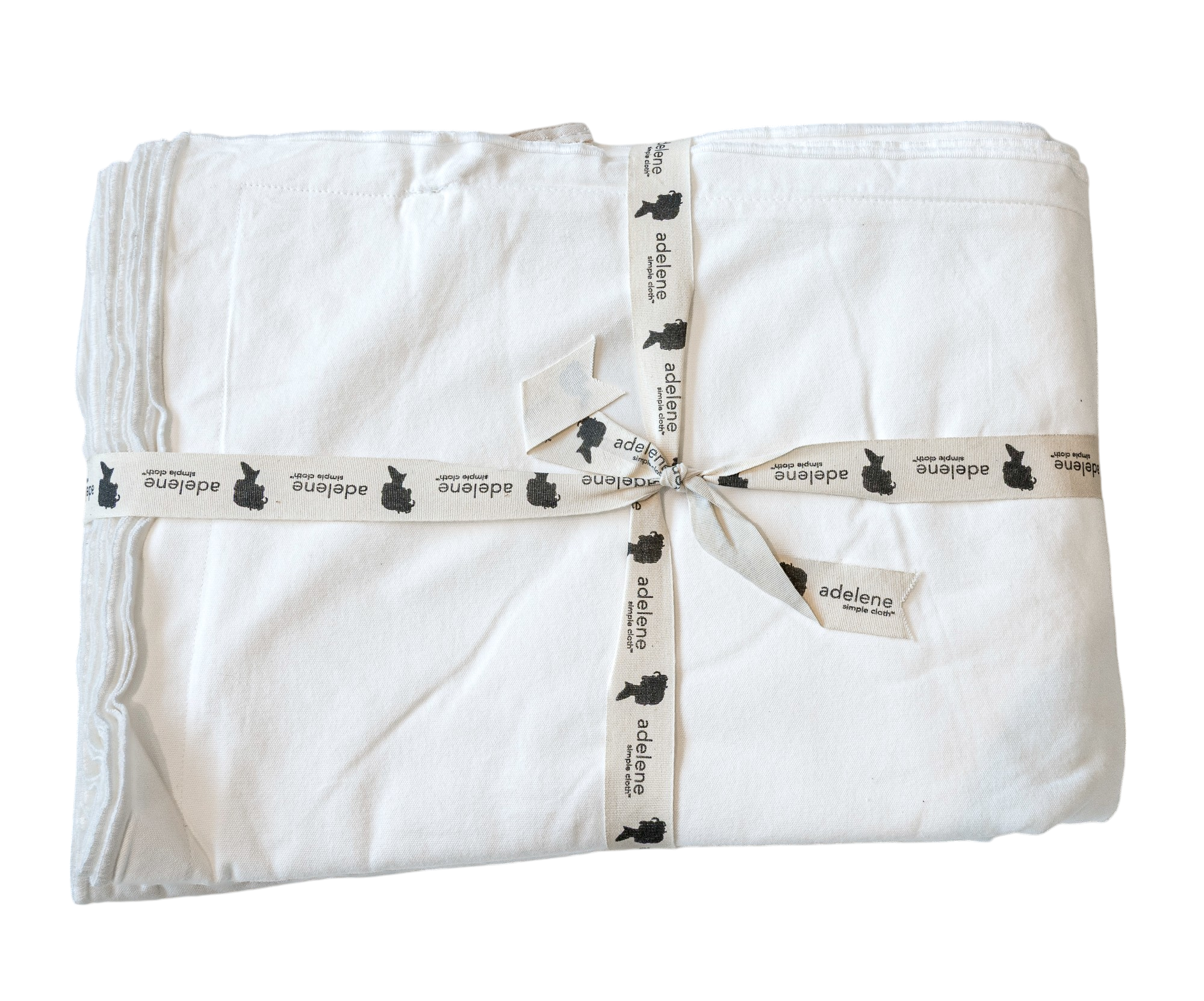 Set of two Adelene Kinfolk Euro shams with bleached linen fabric, featuring a soft, natural texture for elegant bedroom decor.