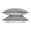 Set of two Adelene Sterling Kinfolk Euro shams with clean, modern design and soft fabric in neutral tones.