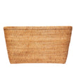 Artifacts Rattan Saboga family basket with cutout handle, natural woven rattan storage basket for home organization