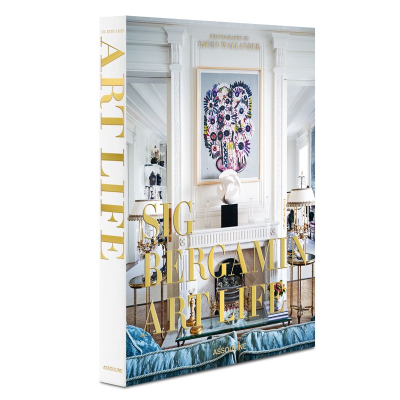 Assouline Art Life by Sig Bergamin decor book featuring colorful interior design and artistic decor inspiration.