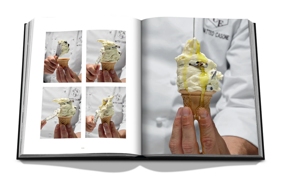 Assouline Art of Manufacture decor book featuring Alain Ducasse with elegant cover design and luxurious interior pages.