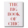 Assouline Big Book of Chic decor book featuring stylish interior design and fashion photography on the cover.