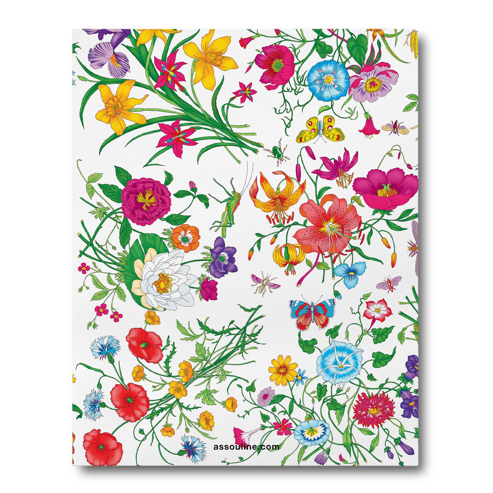 Assouline Gucci The Art of Silk decor book featuring elegant silk-themed illustrations and luxurious design.