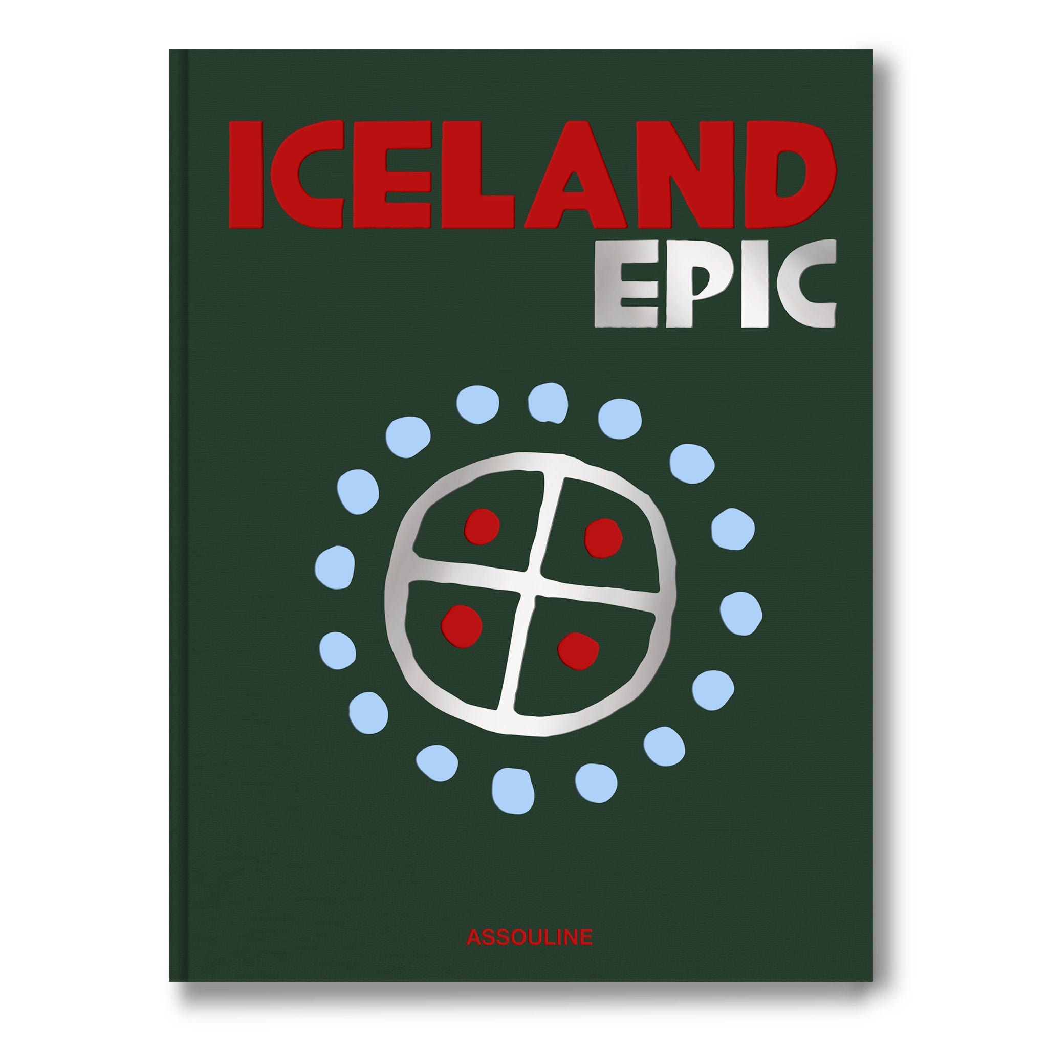Assouline Iceland Epic decor book featuring stunning images of Iceland's landscapes and natural beauty.
