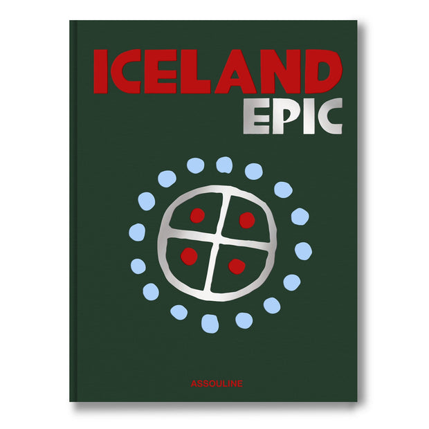 Assouline Iceland Epic decor book featuring stunning images of Iceland's landscapes and natural beauty.