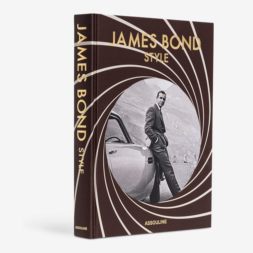 Assouline James Bond Style decor book featuring sleek cover and elegant design, perfect for stylish interior decor.