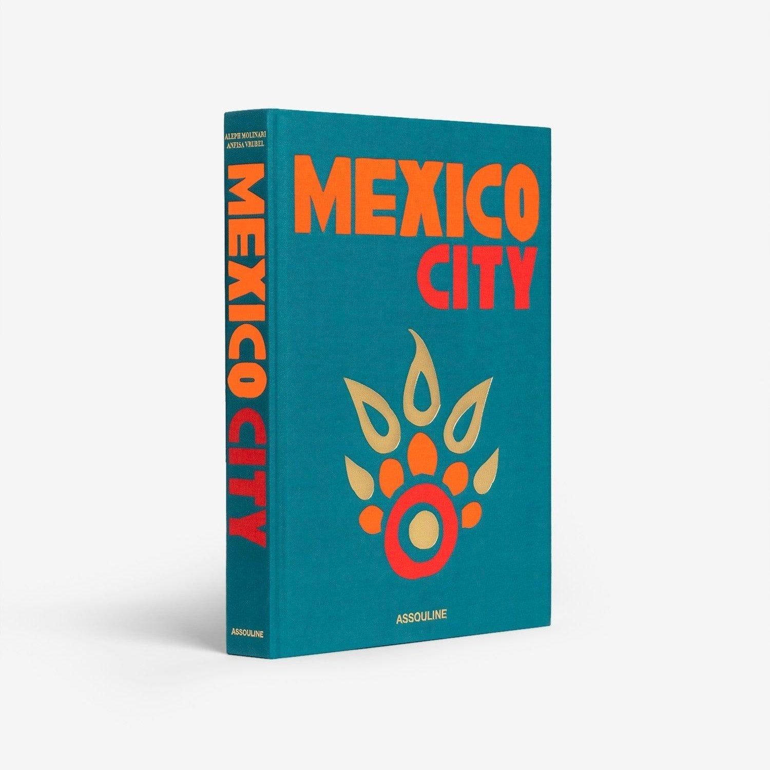 Assouline Mexico City decor book featuring vibrant cityscape images and stylish interior design inspiration.