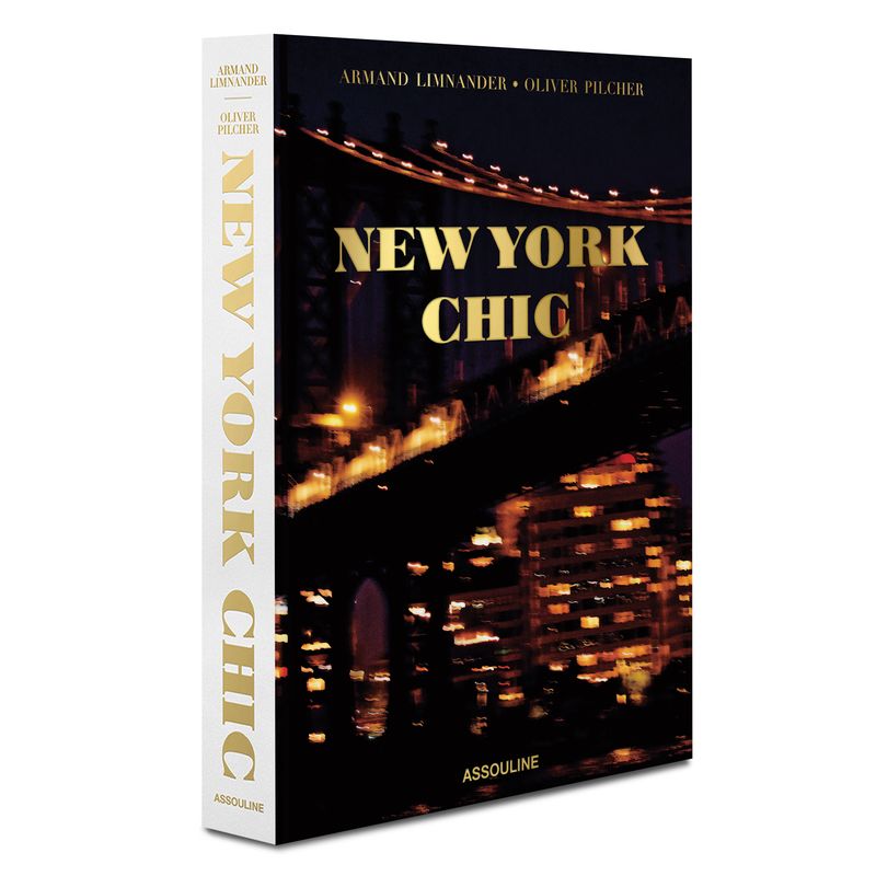 Assouline New York Chic decor book featuring stylish interior design and city-inspired imagery by Assouline.