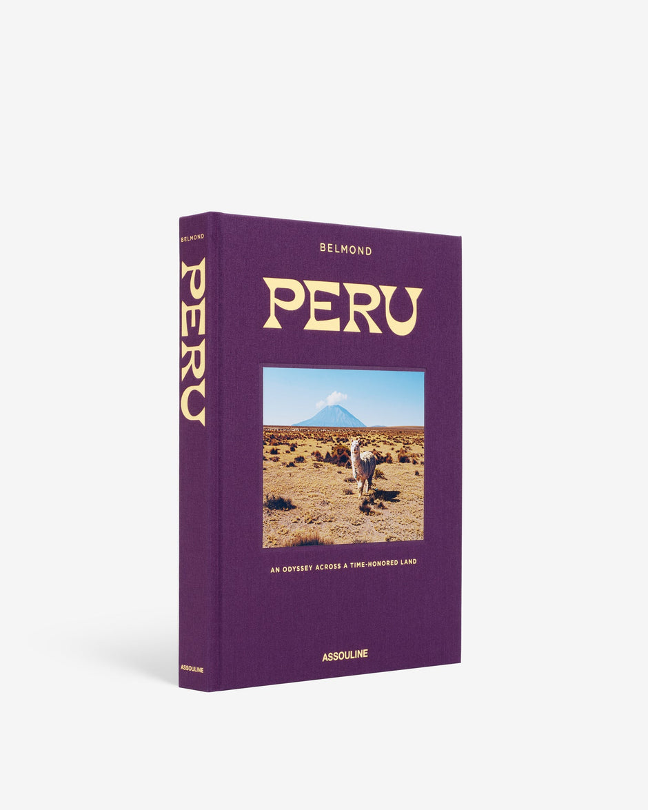 Assouline Peru decor book showcasing vibrant images and cultural landscapes of Peru, ideal for interior decor and coffee table display.