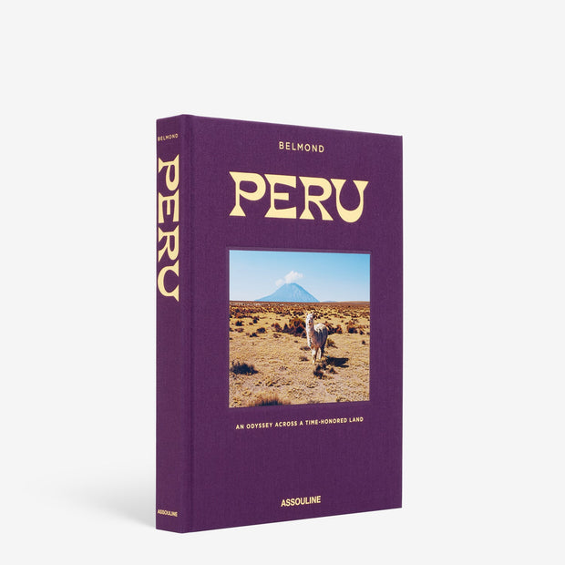 Assouline Peru decor book showcasing vibrant images and cultural landscapes of Peru, ideal for interior decor and coffee table display.