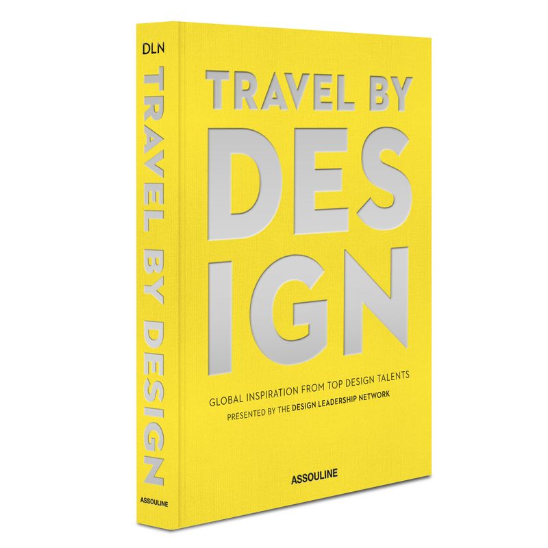 Assouline Travel by Design decor book featuring luxurious travel-inspired interior design and decor photography.