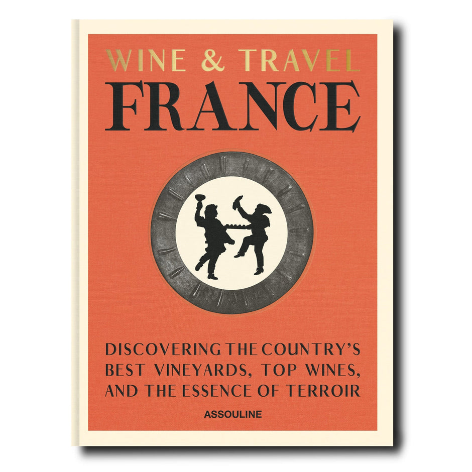 Assouline Wine & Travel France decor book featuring elegant cover design and travel-inspired imagery by Assouline.