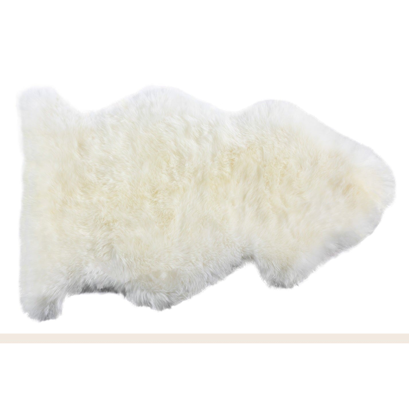 Dark orchid Auskin single longwool sheepskin with soft, plush wool and a natural sheepskin appearance.