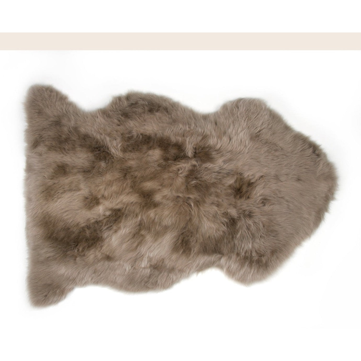 Dark orchid single longwool sheepskin from Auskin, showcasing soft, plush sheepskin with long wool fibers.