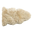 Dark orchid Auskin single longwool sheepskin with soft, plush wool fibers, ideal for cozy home decor or comfort.