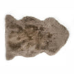 Dark orchid Auskin single longwool sheepskin highlighting soft, plush sheepskin fibers and natural sheepskin texture.