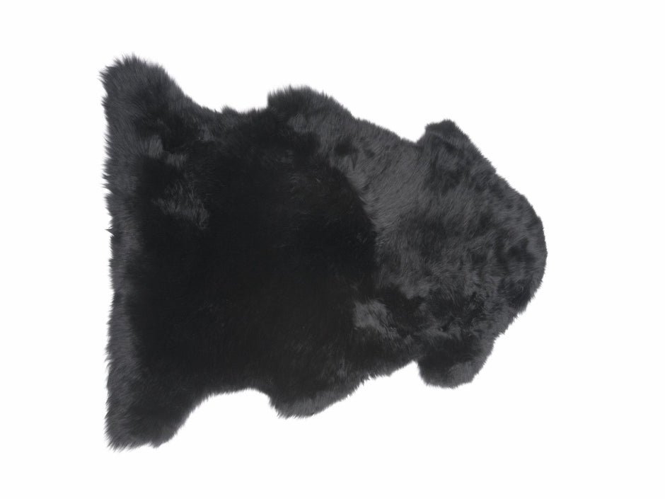 Dark orchid single Longwool Sheepskin from Auskin, showcasing soft, plush sheepskin fibers with natural wool texture.