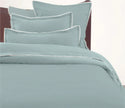 Avasa Nolan duvet cover in Persian green, queen size, with elegant pattern, made of soft, high-quality fabric for a stylish bedroom look.