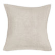Soft Persian green Avasa Nolan Euro Sham with plush fabric and decorative quilting, designed for elegant bedroom decor.