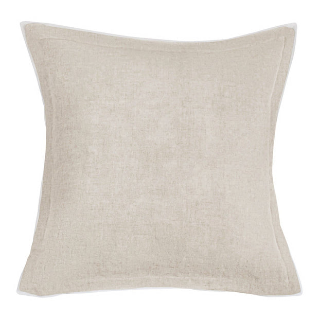 Soft Persian green Avasa Nolan Euro Sham with plush fabric and decorative quilting, designed for elegant bedroom decor.