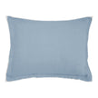 Blue Avasa Nolan King Sham featuring a soft fabric design, perfect for adding elegance to a king-sized bed.