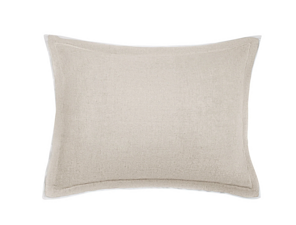 Blue Avasa Nolan King Sham featuring a soft, textured fabric with subtle geometric patterns for a stylish bedroom accent.