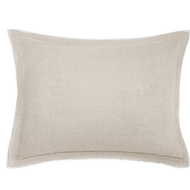 Blue Avasa Nolan King Sham featuring a soft, textured fabric with subtle geometric patterns for a stylish bedroom accent.