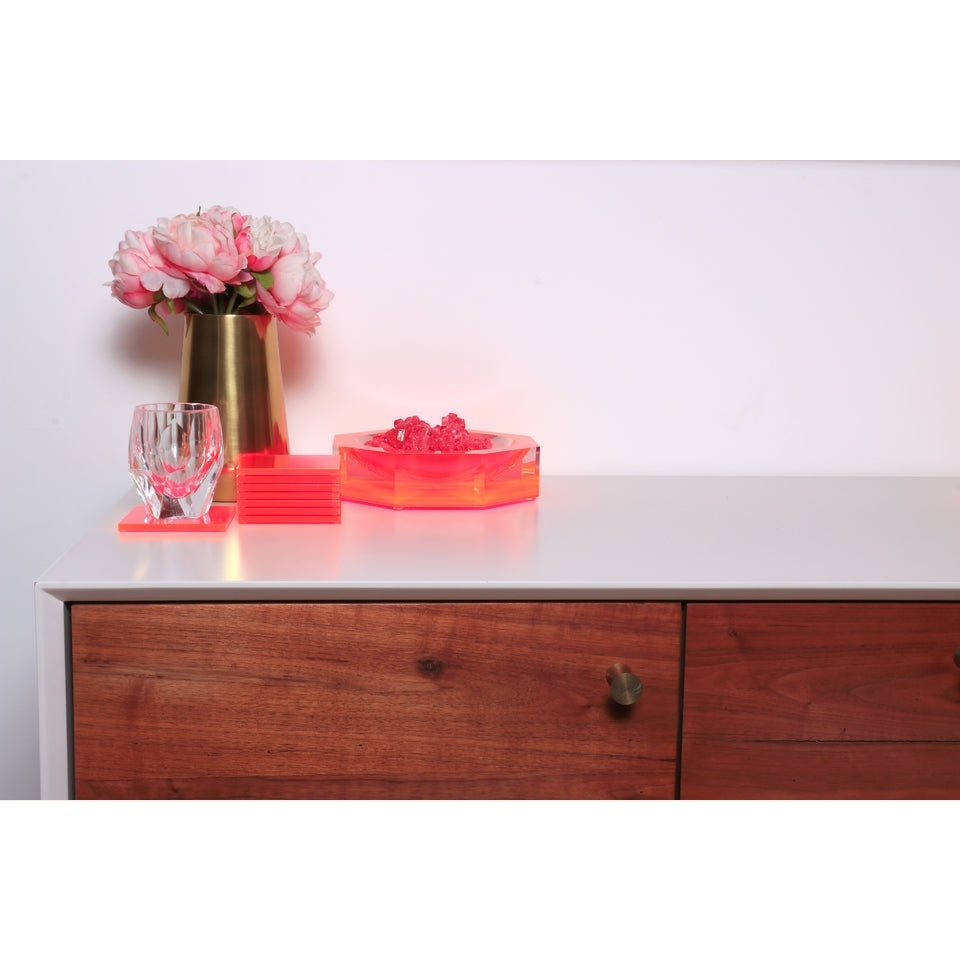 AVF Home coaster set of 4 rose-designed bar accessories with stylish round coasters for protecting surfaces.
