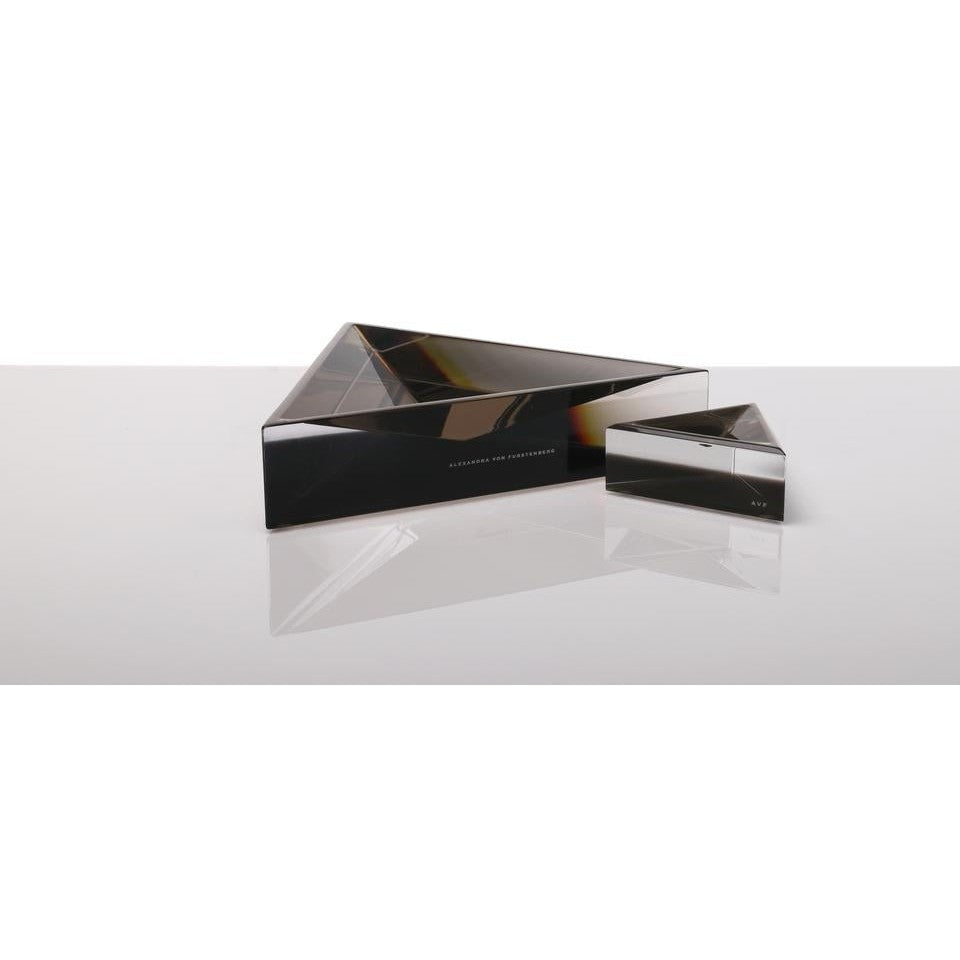 AVF Home Mini Delta Dish decor bowl in bronze with a sleek, modern design for stylish home accents.