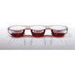 AVF Home acrylic Tamarin bowl in Ruby, a decorative decor bowl with vibrant color and sleek acrylic design.