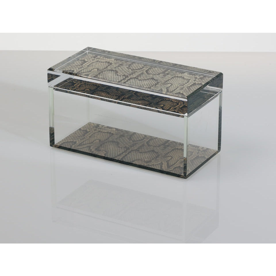 Medium AVF Home Treasure Box decor box with snake pattern, featuring intricate design and sturdy construction for stylish storage.