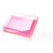 Square clear AVF Home protective tray liner designed to fit trays and prevent spills or stains.